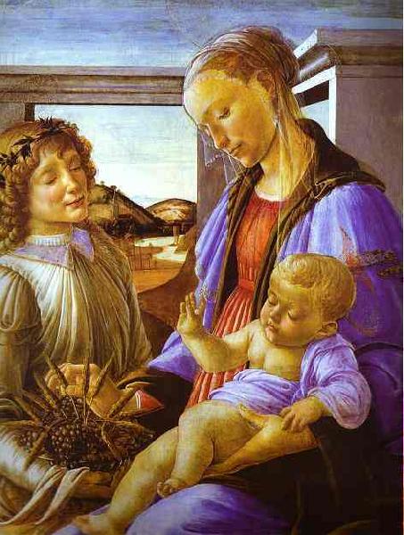 Sandro Botticelli Madonna of the Eucharist oil painting picture